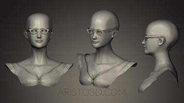 Busts and bas-reliefs of famous people (BUSTC_0412) 3D model for CNC machine